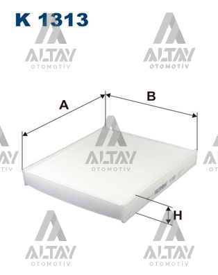 POLEN FİLTRESİ POLO 1.2-1.4-1.6 2010=> SEAT IBIZA 1.6 2011=> *(V)