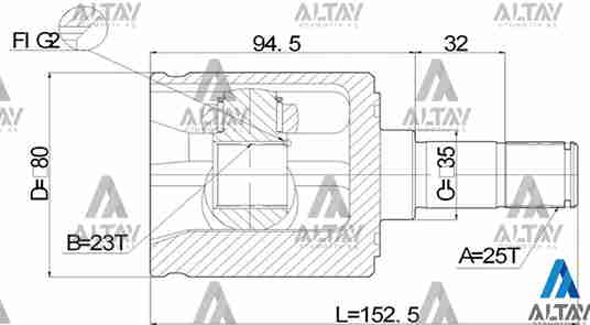 Hyundai Sonata İç Aks Kafası İç OEM 49500-17200