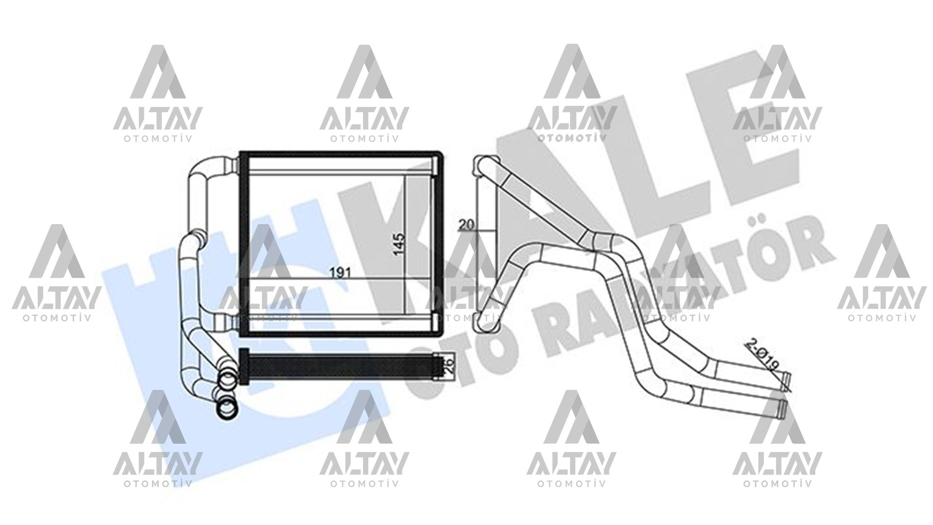 Hyundai I20 Kalorifer Radyatörü 2015-2018 Radyatör I OEM 97138-C8000