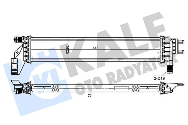 Dacia Duster Su Radyatörü 2020- Radyatör Su Iı OEM 214108831R Dacia Duster Su Radyatörü 2020- Radyatör Su Iı OEM 214108831R