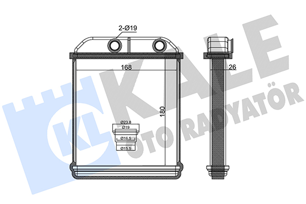Mitsubishi L200 Kalorifer Radyatörü 1996-1999 Radyatör L Brazıng OEM MR315932 Mitsubishi L200 Kalorifer Radyatörü 1996-1999 Radyatör L Brazıng OEM MR315932