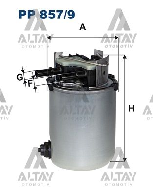 Nissan Qashqai Yakıt Filtresi 2014-2018 OEM 16400-4EA1B