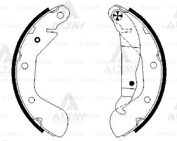 Opel Combo Arka Fren Balata F OEM 1605953 Opel Combo Arka Fren Balata F OEM 1605953