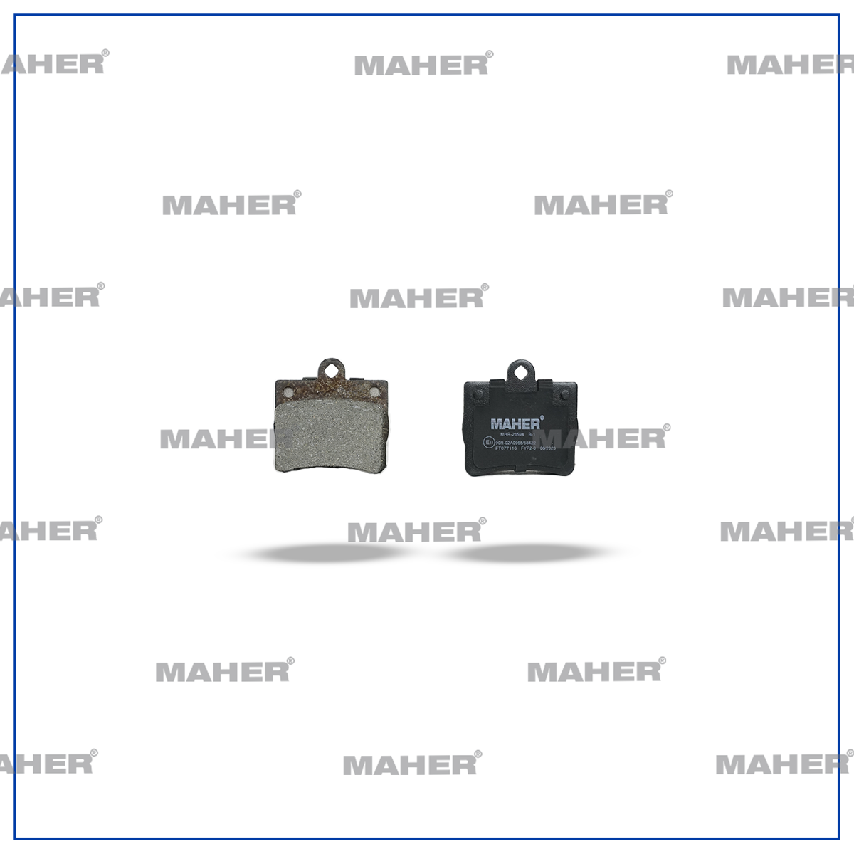 Mercedes W202 Arka Fren Balatası OEM A0024205120 Mercedes W202 Arka Fren Balatası OEM A0024205120