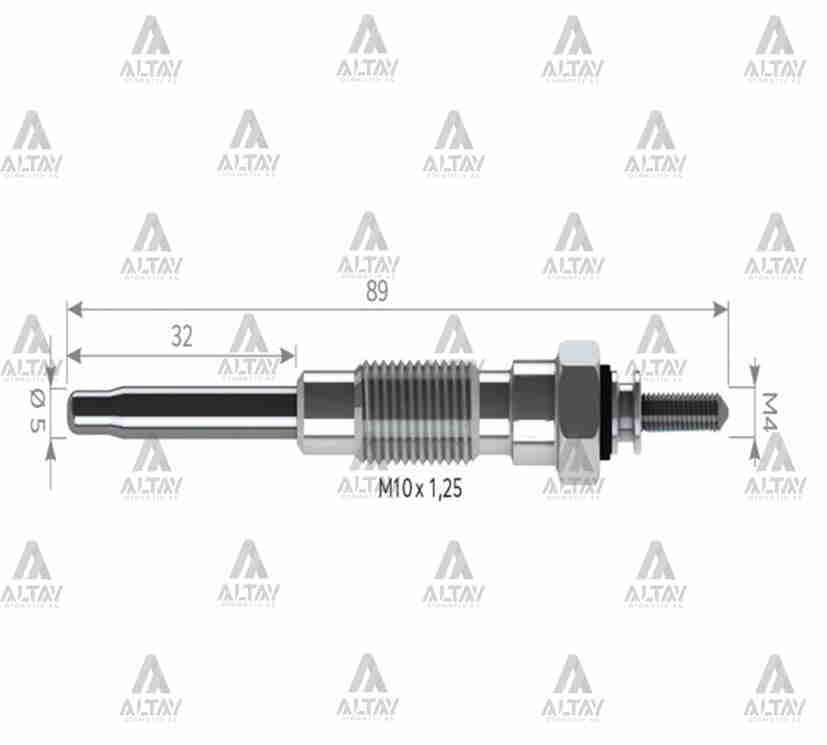 Toyota Hilux Kızdırma Bujisi Pıckup OEM 19850-54090