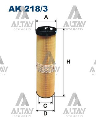 Mercedes W211 Hava Filtresi OEM A6460940104 Mercedes W211 Hava Filtresi OEM A6460940104