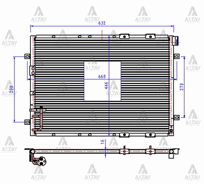 KIA Sorento Klima Radyatörü 2003-2006 Radyatör Brazıng OEM 97606-3E001 KIA Sorento Klima Radyatörü 2003-2006 Radyatör Brazıng OEM 97606-3E001
