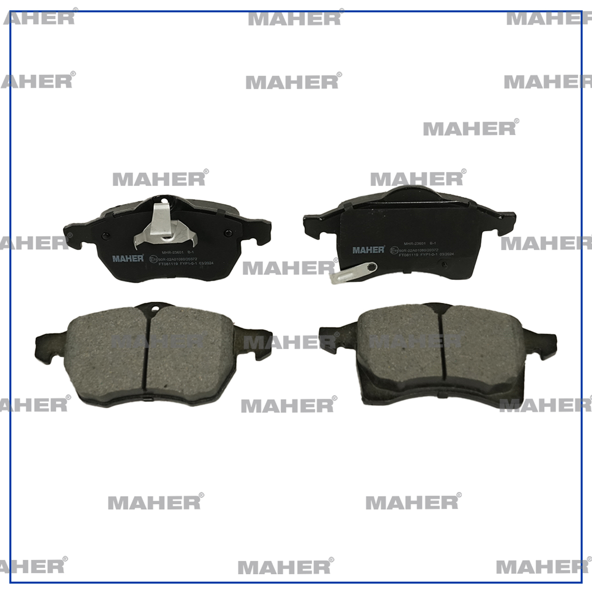 Opel Zafira Ön Fren Balata A OEM 1605009 Opel Zafira Ön Fren Balata A OEM 1605009