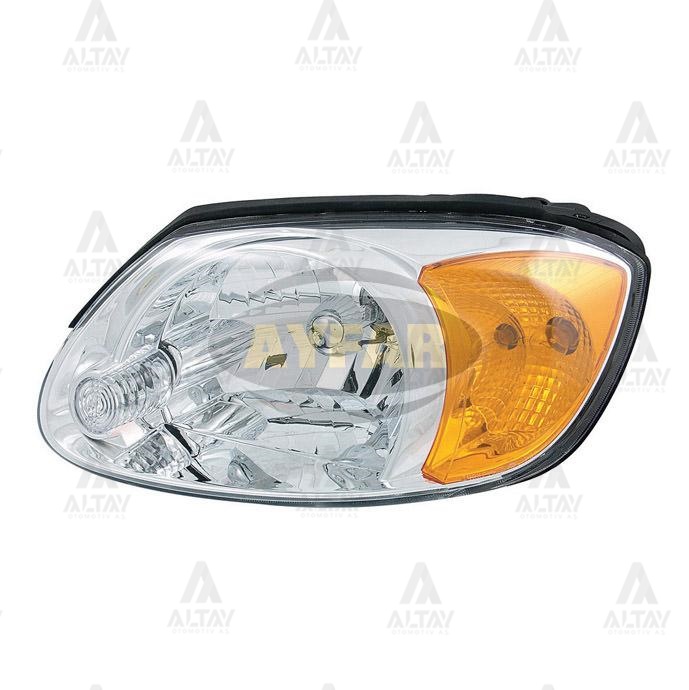 Hyundai Accent Sağ Aydınlatma 2003-2006 Far Admıre Motorlu Sarı Sağ OEM 92102-25510