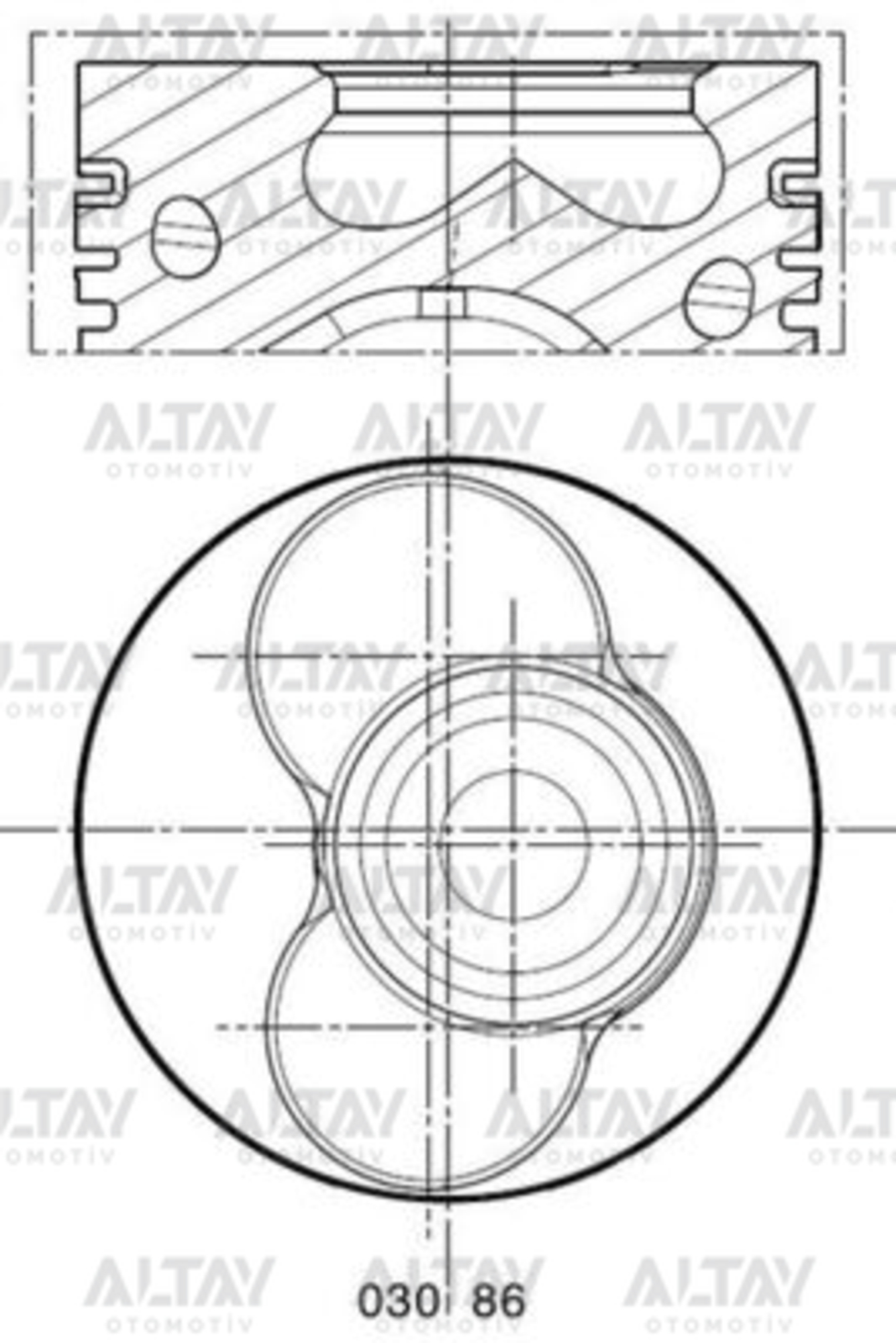 Volkswagen T5 Piston Segman Segmanlı OEM 038107065CH Volkswagen T5 Piston Segman Segmanlı OEM 038107065CH