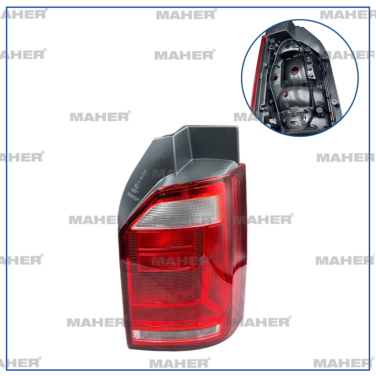 Volkswagen Transporter Sağ Aydınlatma 2016-2019 Stop Lambası Sağ OEM 7E0945096K Volkswagen Transporter Sağ Aydınlatma 2016-2019 Stop Lambası Sağ OEM 7E0945096K