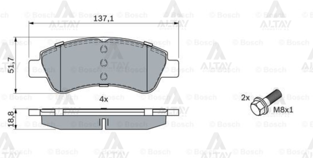 Peugeot 301 Ön Arka Fren Balatası 2012- OEM 1610489680 Peugeot 301 Ön Arka Fren Balatası 2012- OEM 1610489680