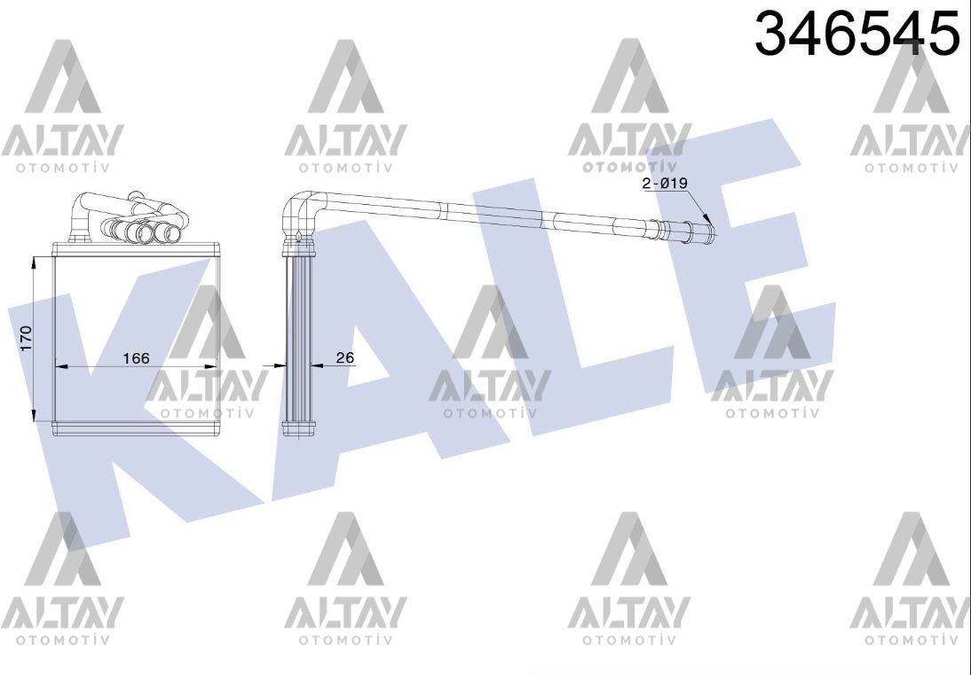Ford Fiesta Kalorifer Radyatörü Radyatör Vı . - . - . - . - . Tdcı OEM 8V5118B539AA