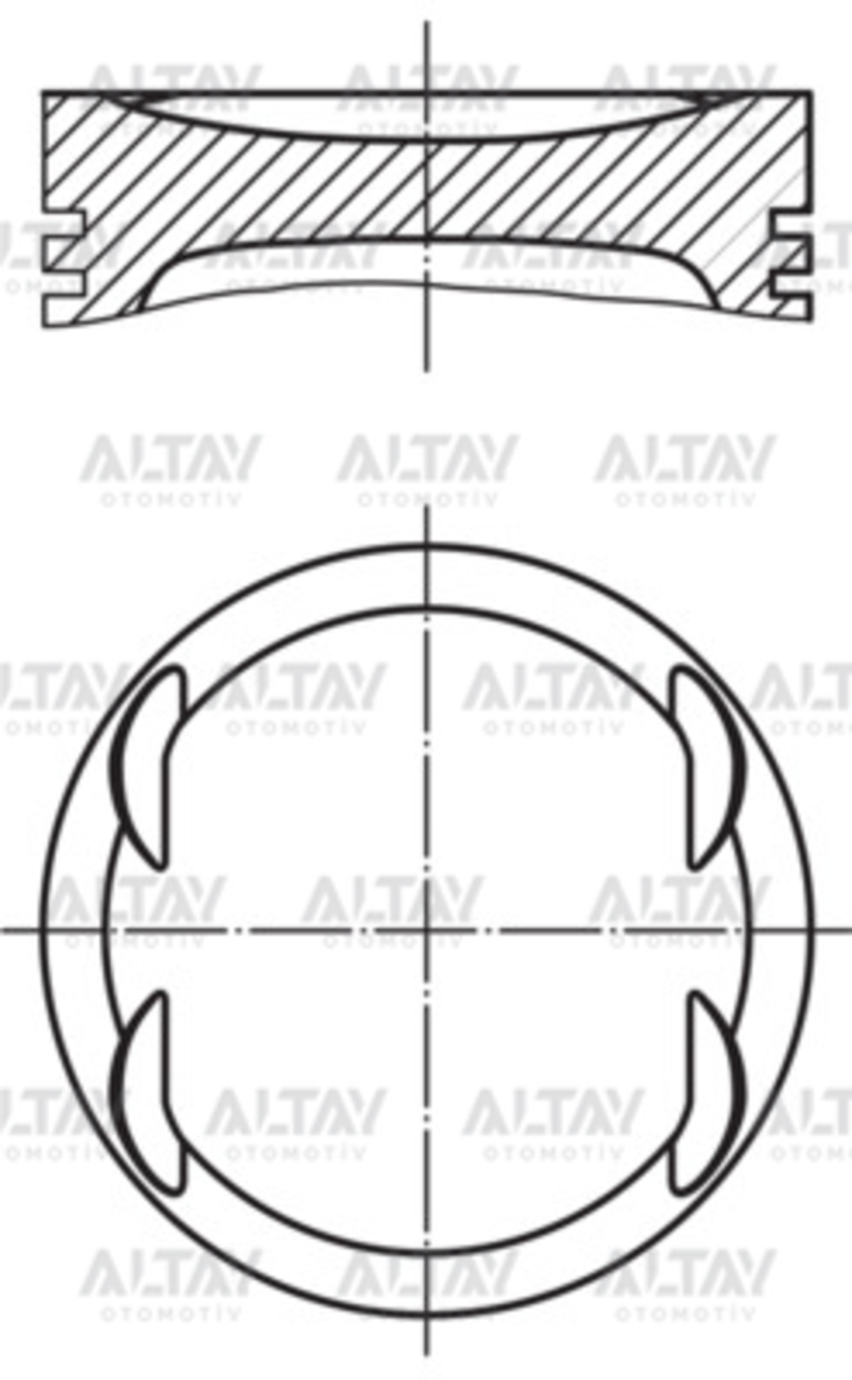 Opel Meriva Piston Segman Segmanlı OEM 8771667050000G