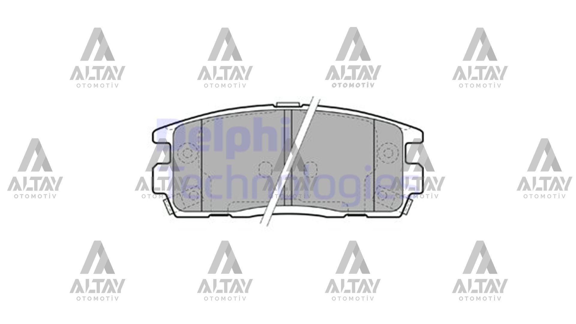 Chevrolet Captiva Arka Fren Balata OEM 1605123 Chevrolet Captiva Arka Fren Balata OEM 1605123