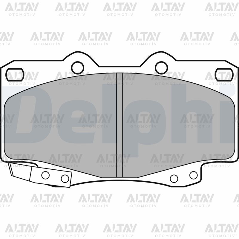 Toyota Land Cruiser Ön Fren Balata 4x4 . OEM 04465-0K140