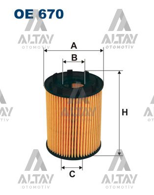 Fiat Albea Yag Fıltresı OEM 5650342-73500049 Fiat Albea Yag Fıltresı OEM 5650342-73500049