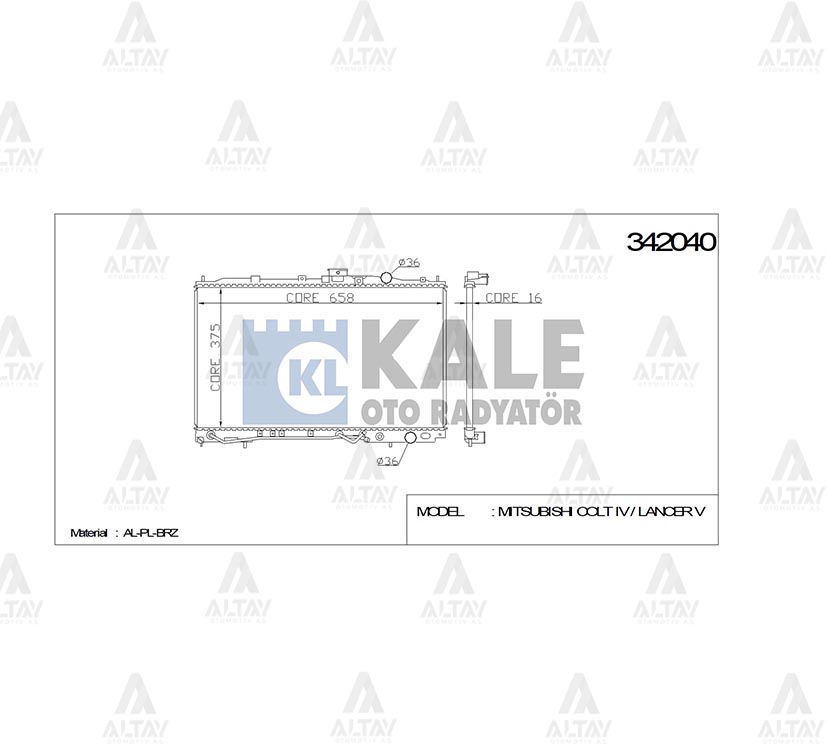 Mitsubishi Lancer Su Radyatörü 1992-1995 Radyatör Su . OEM MB660566 Mitsubishi Lancer Su Radyatörü 1992-1995 Radyatör Su . OEM MB660566