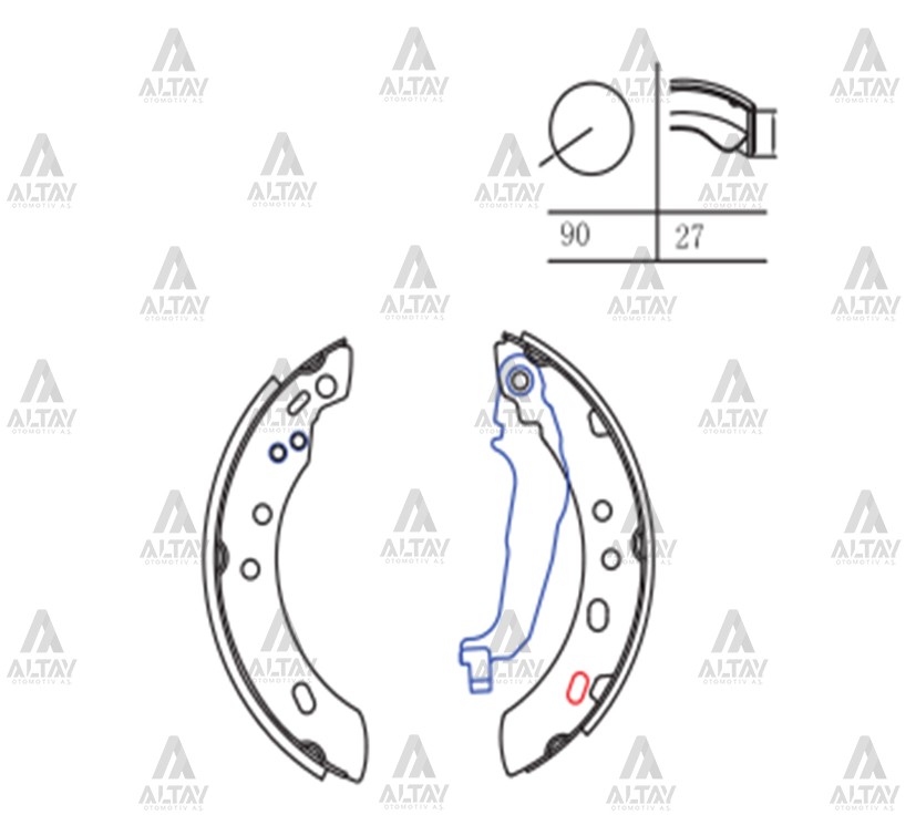 Nissan Micra Arka Fren Balata Pabuç OEM 44060-6F625
