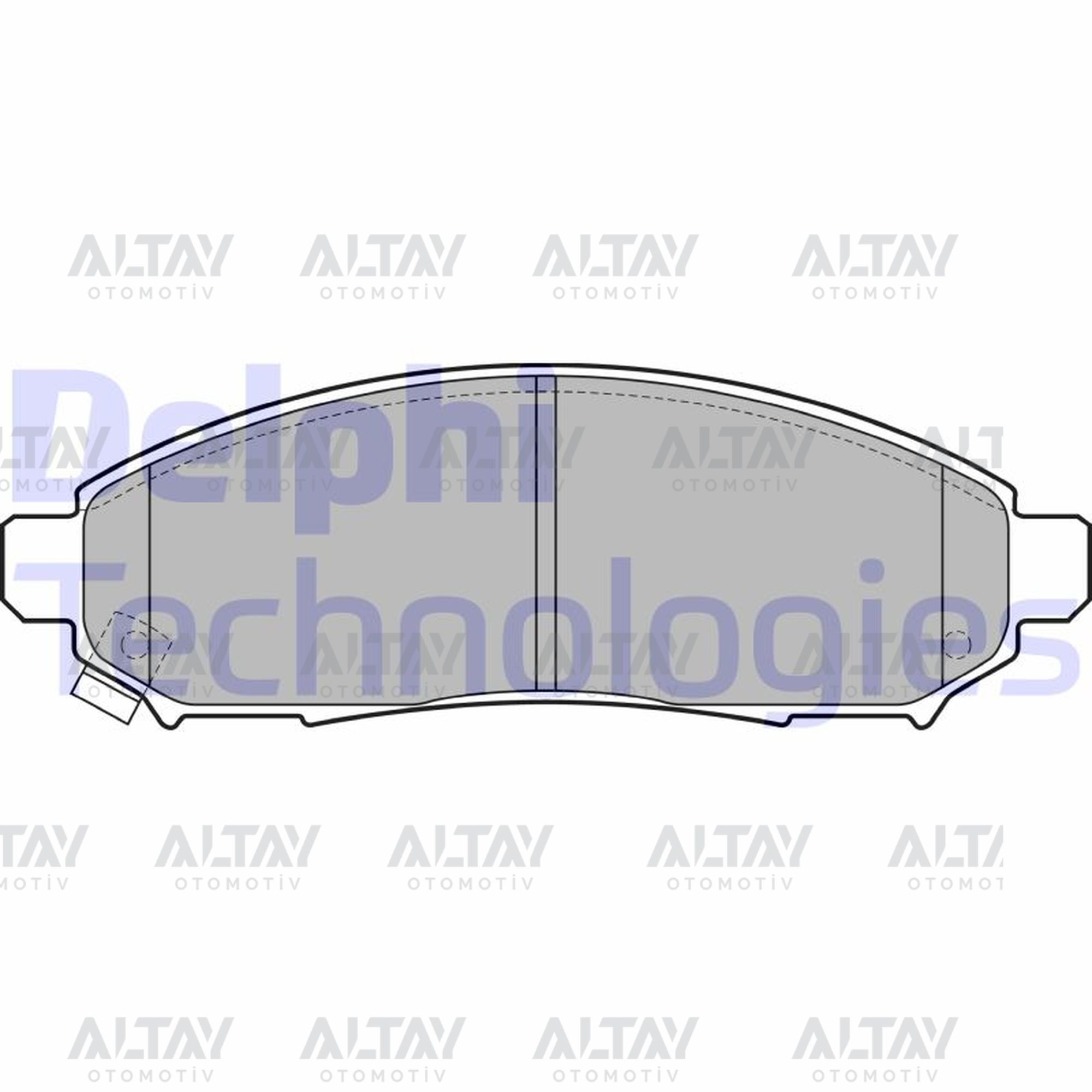 Nissan Navara Ön Fren Balatası OEM 41060-EB326 Nissan Navara Ön Fren Balatası OEM 41060-EB326