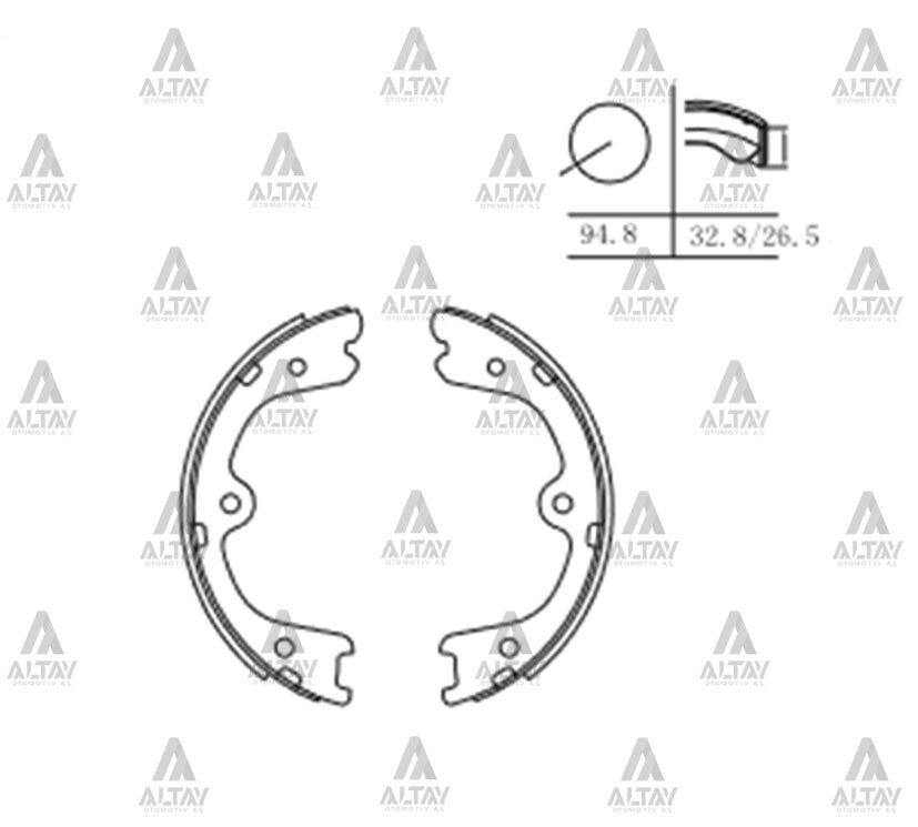 Nissan Navara Fren Balatası OEM 44060-EA026