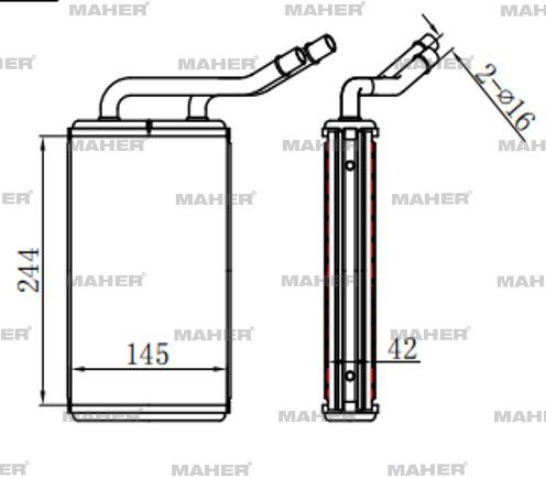 Ford Transit Kalorifer Radyatörü 2000-2006 Radyatör Brazıng OEM YC1H18476AB Ford Transit Kalorifer Radyatörü 2000-2006 Radyatör Brazıng OEM YC1H18476AB
