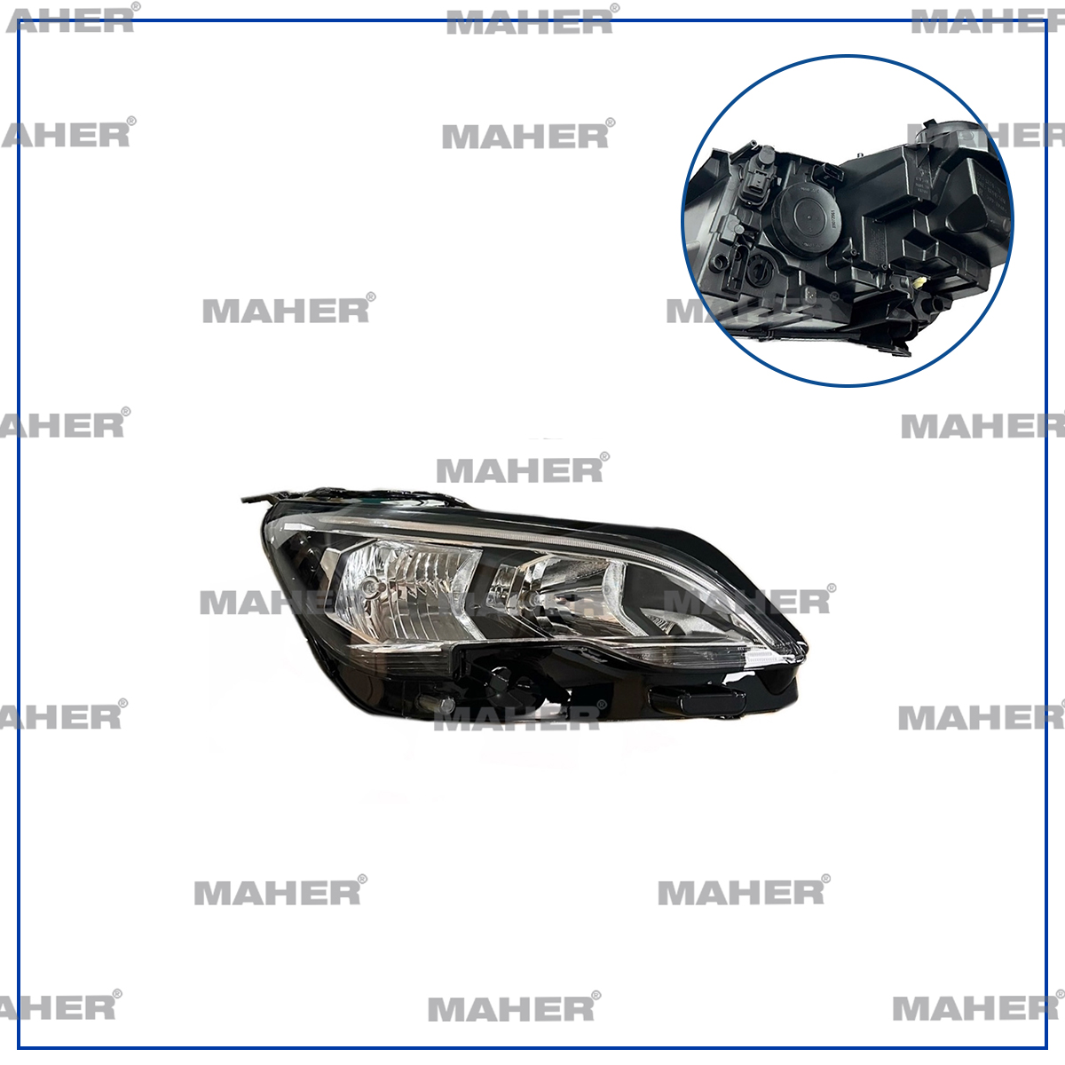 Peugeot 3008 Sağ Aydınlatma 2019-2023 Far Sag Motorlu OEM 1675812580 Peugeot 3008 Sağ Aydınlatma 2019-2023 Far Sag Motorlu OEM 1675812580