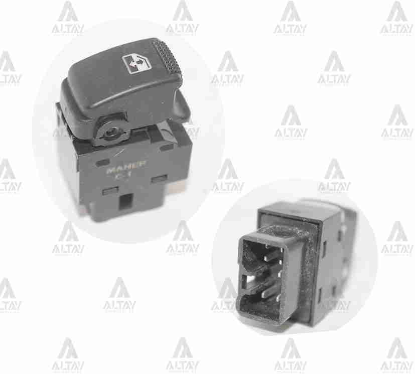 KIA Sorento Sağ Ön Elektrik 2003-2009 Düğme Cam Açma Ön Sağ OEM 93575-3E010BL