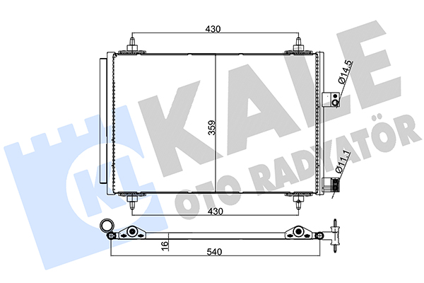 Citroen C5 Klima Radyatörü 2004-