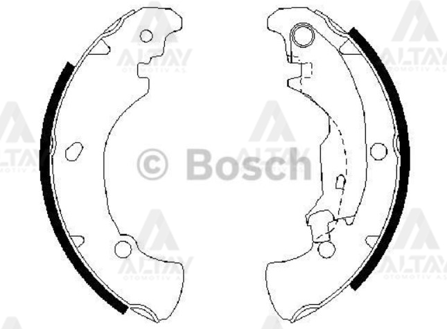 Fiat Brava Arka Fren Balata OEM 9947690 Fiat Brava Arka Fren Balata OEM 9947690