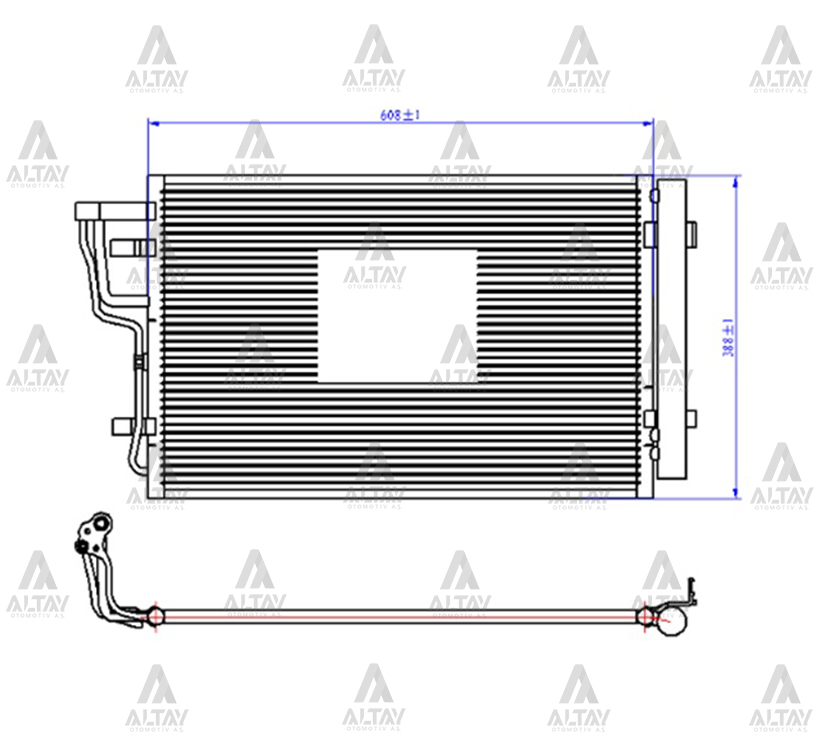 Hyundai I30 Klima Radyatörü 2007-2011 Radyatör I OEM 97606-2H000 Hyundai I30 Klima Radyatörü 2007-2011 Radyatör I OEM 97606-2H000