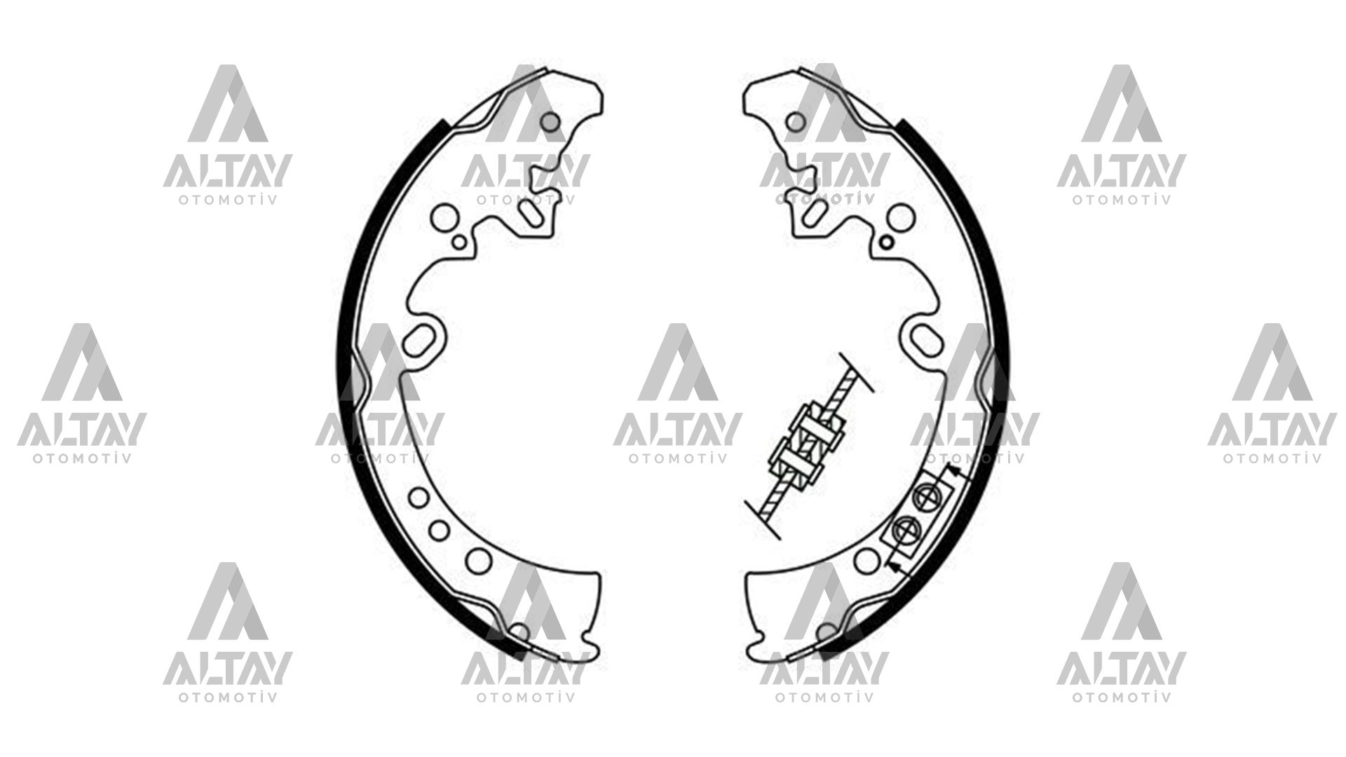 Toyota Hilux Arka Fren Balatası 2006-2011 Toyota Hilux Arka Fren Balatası 2006-2011