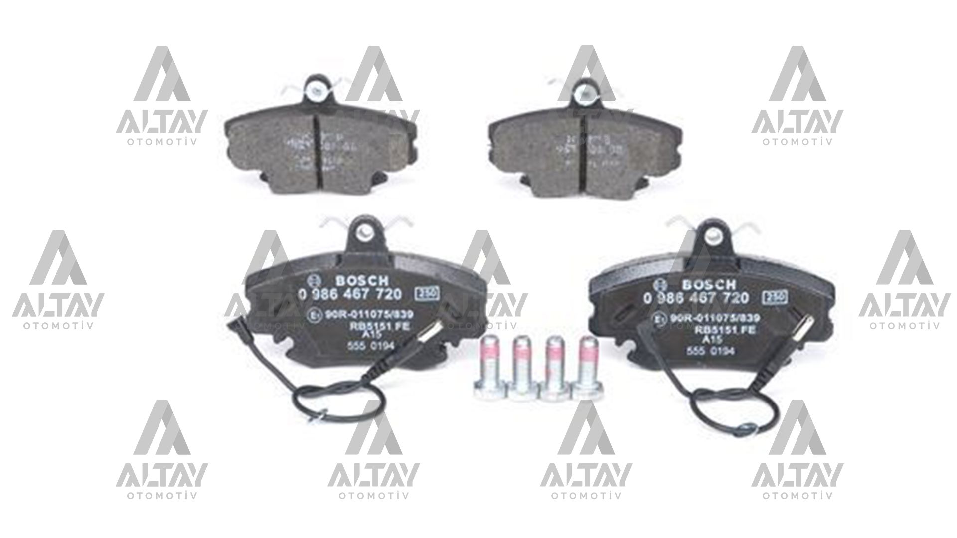 Renault Symbol Ön Fren Balata OEM 7711130071 Renault Symbol Ön Fren Balata OEM 7711130071