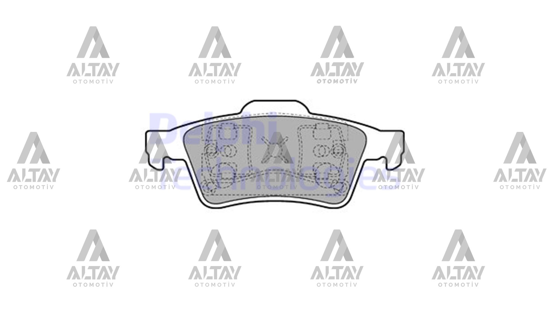 Ford Focus Arka Fren Balata OEM 1605117 Ford Focus Arka Fren Balata OEM 1605117