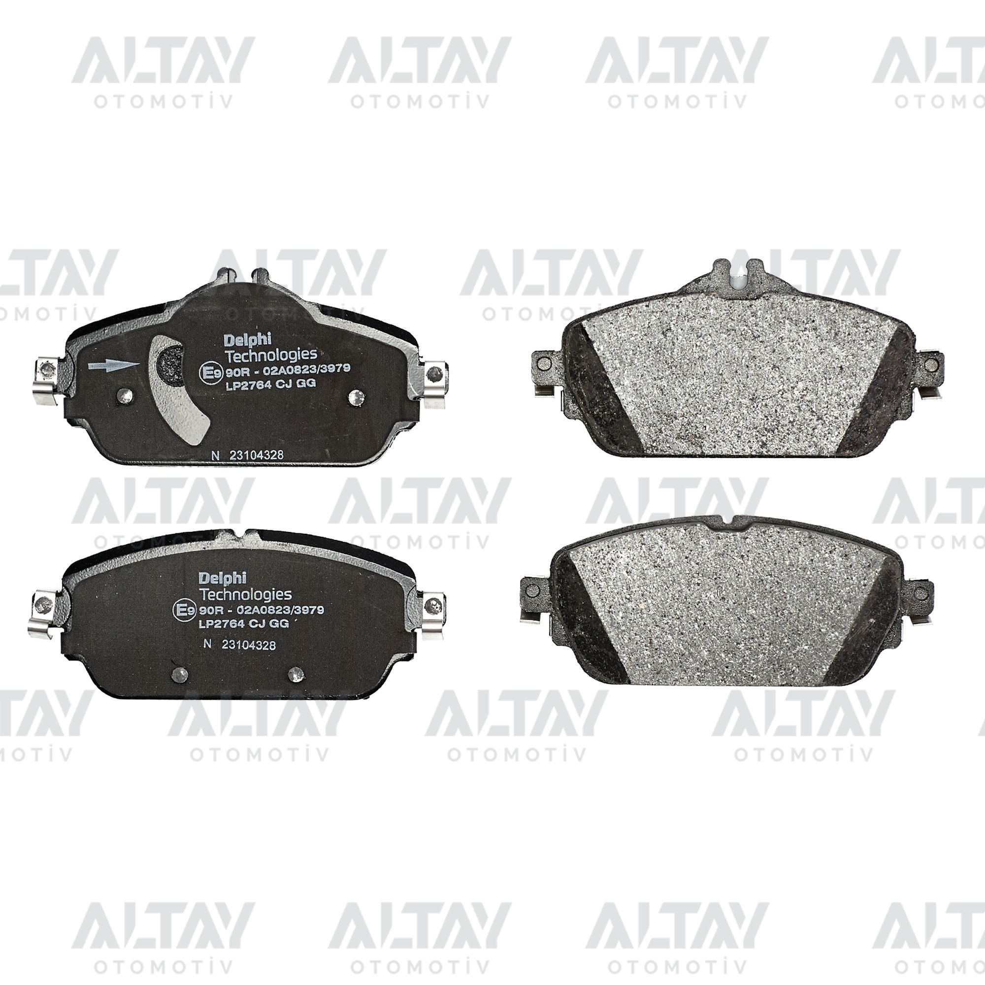 Mercedes W205 Ön Fren Balata C Seri - - OEM A0004208700 Mercedes W205 Ön Fren Balata C Seri - - OEM A0004208700