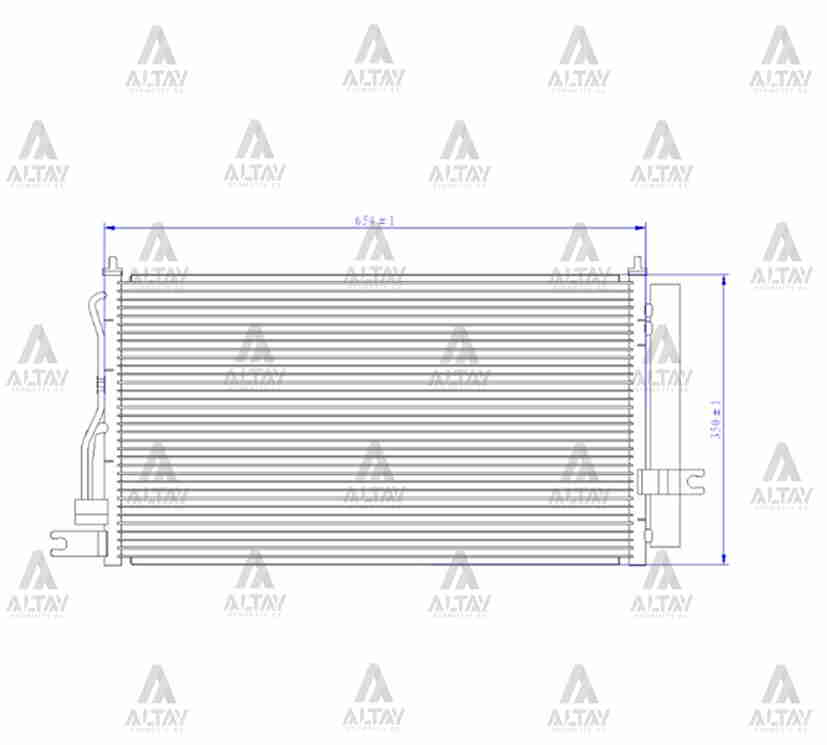 Hyundai Accent Klima Radyatörü 2006-2011 Radyatör Era Benzinli Brazıng OEM 97606-1E000 Hyundai Accent Klima Radyatörü 2006-2011 Radyatör Era Benzinli Brazıng OEM 97606-1E000