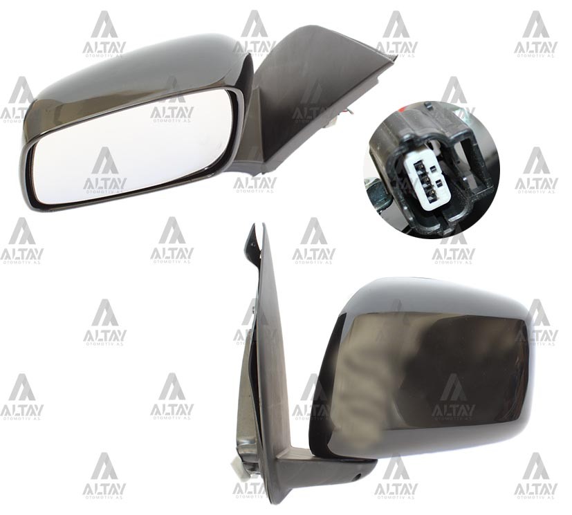Nissan Navara Sol Dış Dikiz Aynası Ayna Dış Pıckup Elektrikli Siyah Sol OEM 96302-4X10A