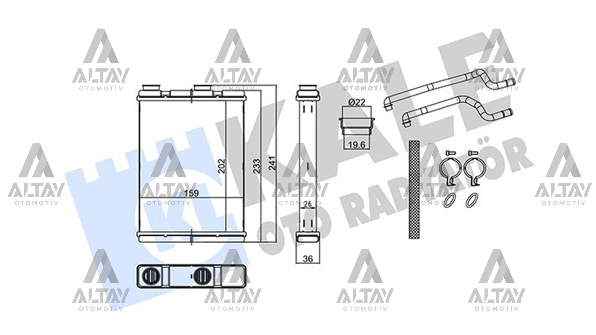 Nissan Qashqai Kalorifer Radyatörü 2014- Nissan Qashqai Kalorifer Radyatörü 2014-