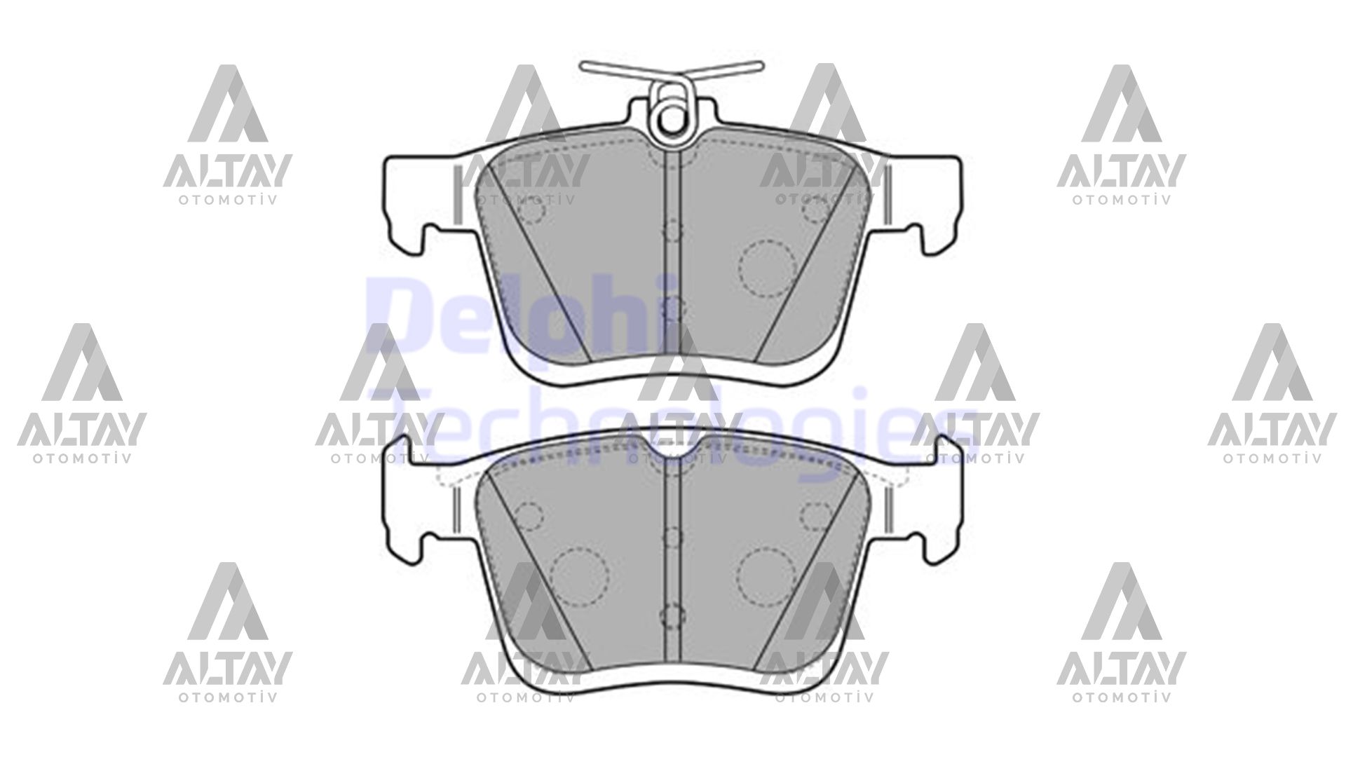 Volkswagen Tiguan Arka Fren Balata Golf7 OEM 8V0698451 Volkswagen Tiguan Arka Fren Balata Golf7 OEM 8V0698451