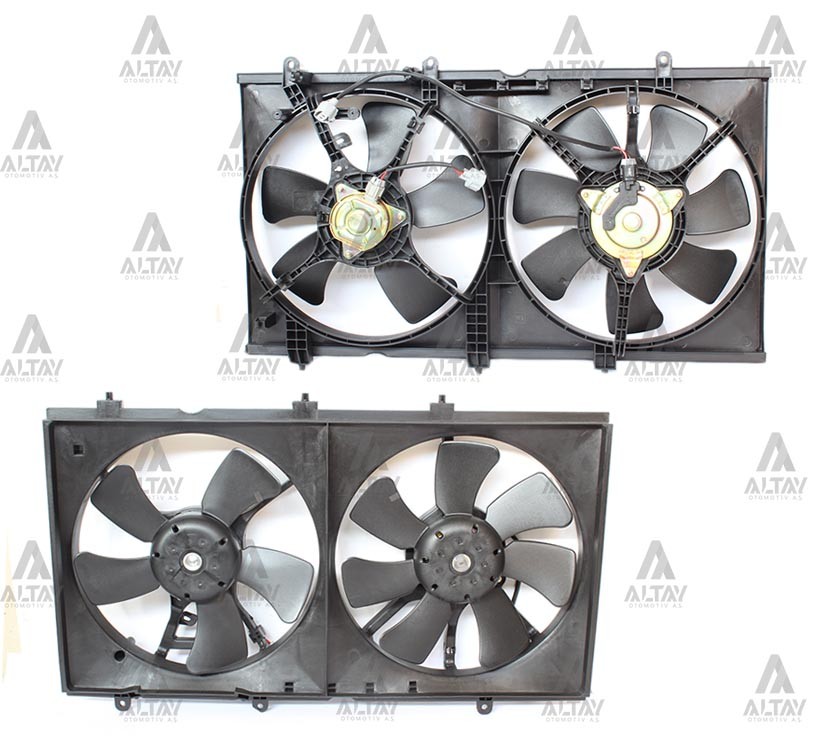 Mitsubishi Lancer Radyatör Fan ve Motoru 2003-2007 OEM MR968365