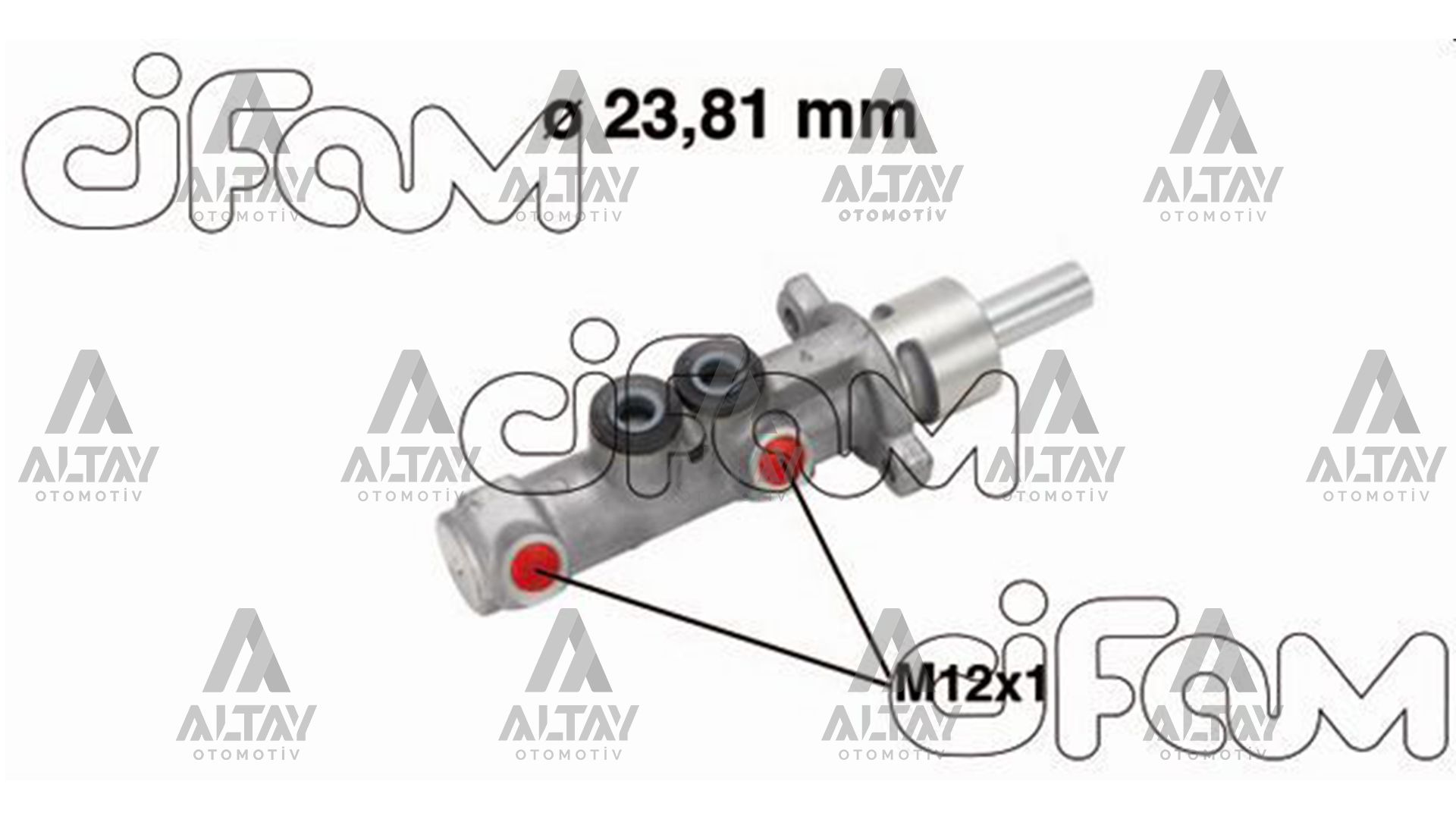 Renault Master Fren Ana Merkez Iı Aluminyum ,8mm OEM 7701207979 Renault Master Fren Ana Merkez Iı Aluminyum ,8mm OEM 7701207979