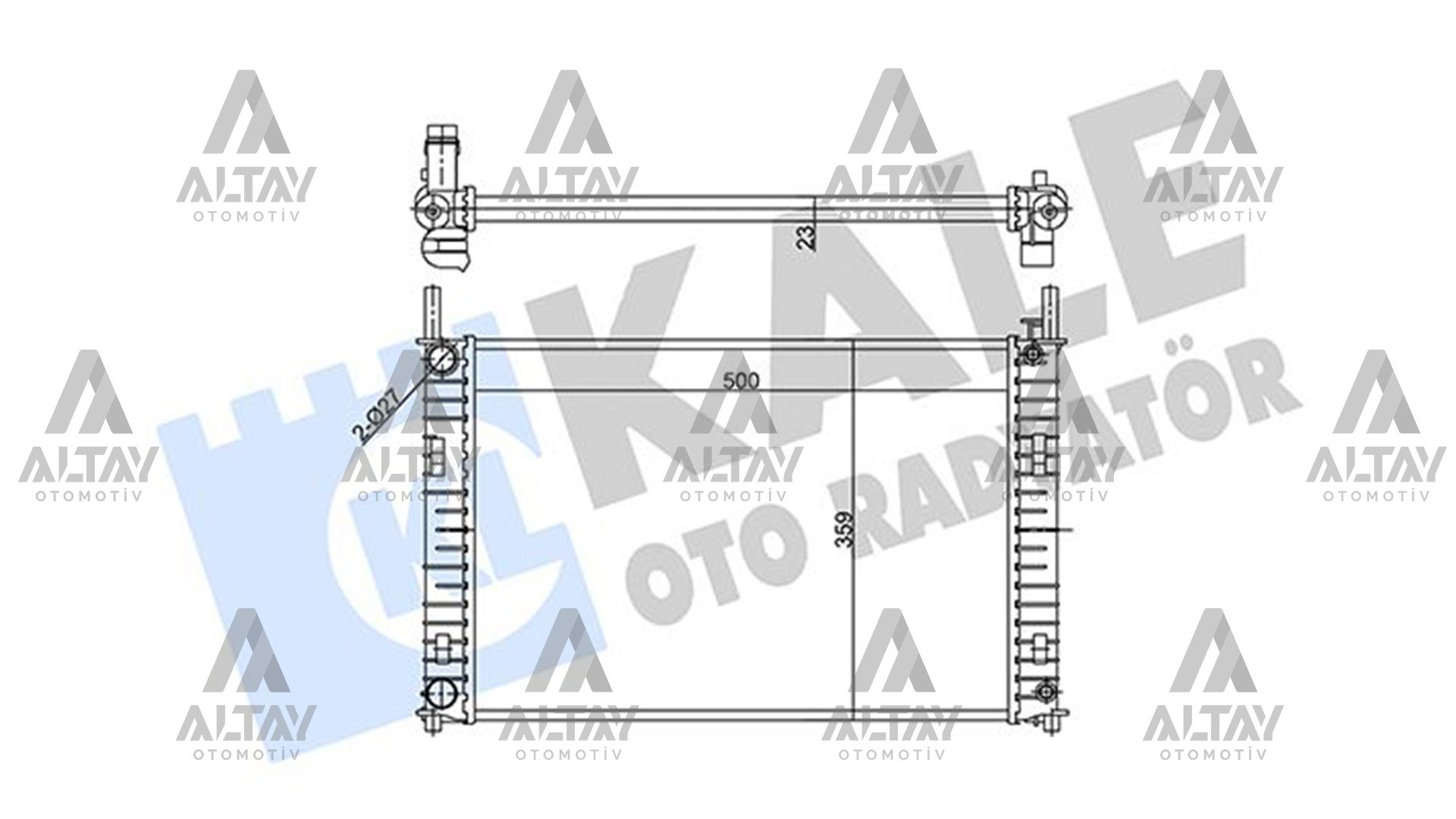 Ford Fiesta Su Radyatörü Radyatör Su V OEM 1141491 Ford Fiesta Su Radyatörü Radyatör Su V OEM 1141491